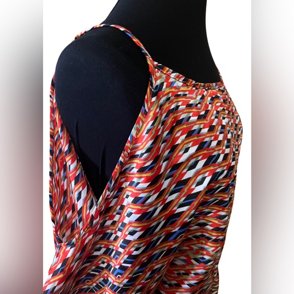 Geometric Print Tunic Top/Mini Dress - Picture 1 of 13